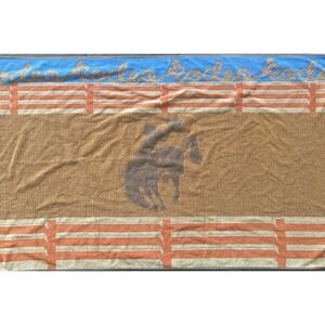 Vintage Seven Seas Rodeo Beach Towel | Vintage Cowboy Beach Towel